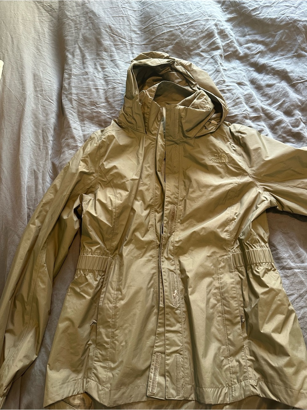 The North Face Women's Olive Hooded Rain Jacket